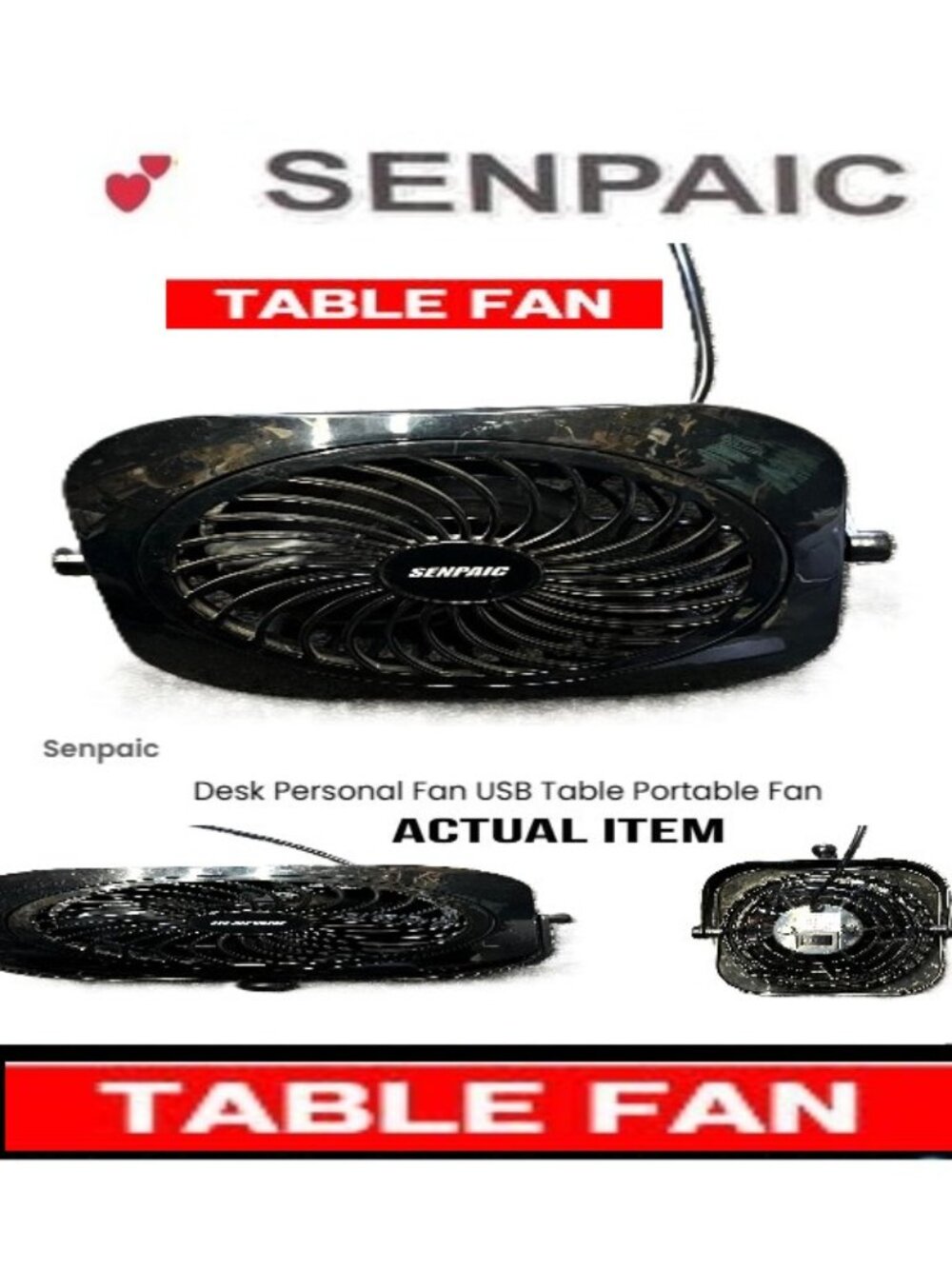 🛑 SENPAIC 🆒 FAN ➕WIND MACHINE Desk AIR CIRCULATOR Electric Speed 💸BUY NOW‼️